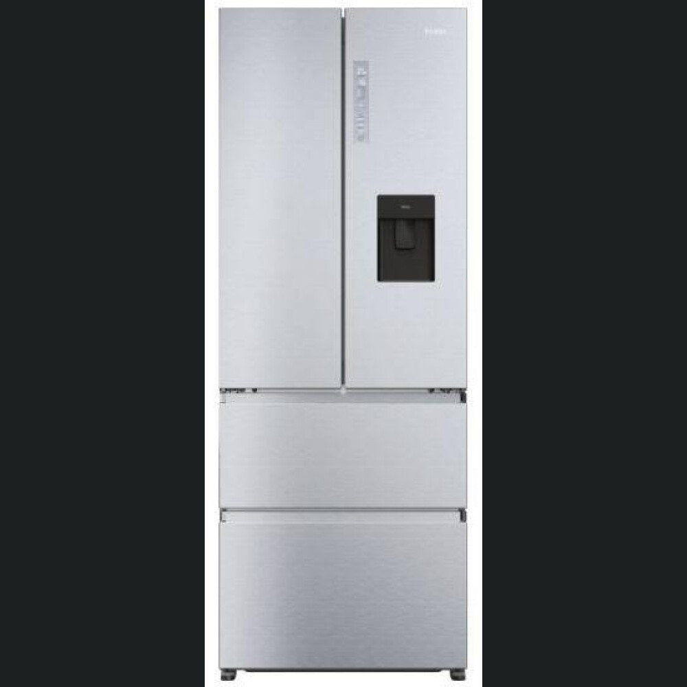 Combina frigorifica Multidoor Haier HFR5719EWMG FD 70 Seria 5 Freestanding, 4 usi, No Frost, Iluminare LED, Clasa E, Dozator de apa, Gentle Silver, L x A x I (mm) 700x675x1900