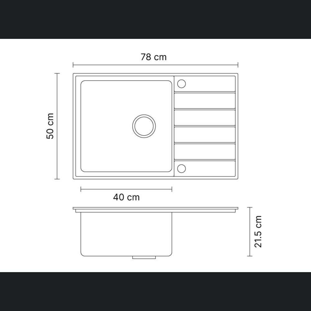 Chiuvetă bucătărie inox ZITO Lipiany