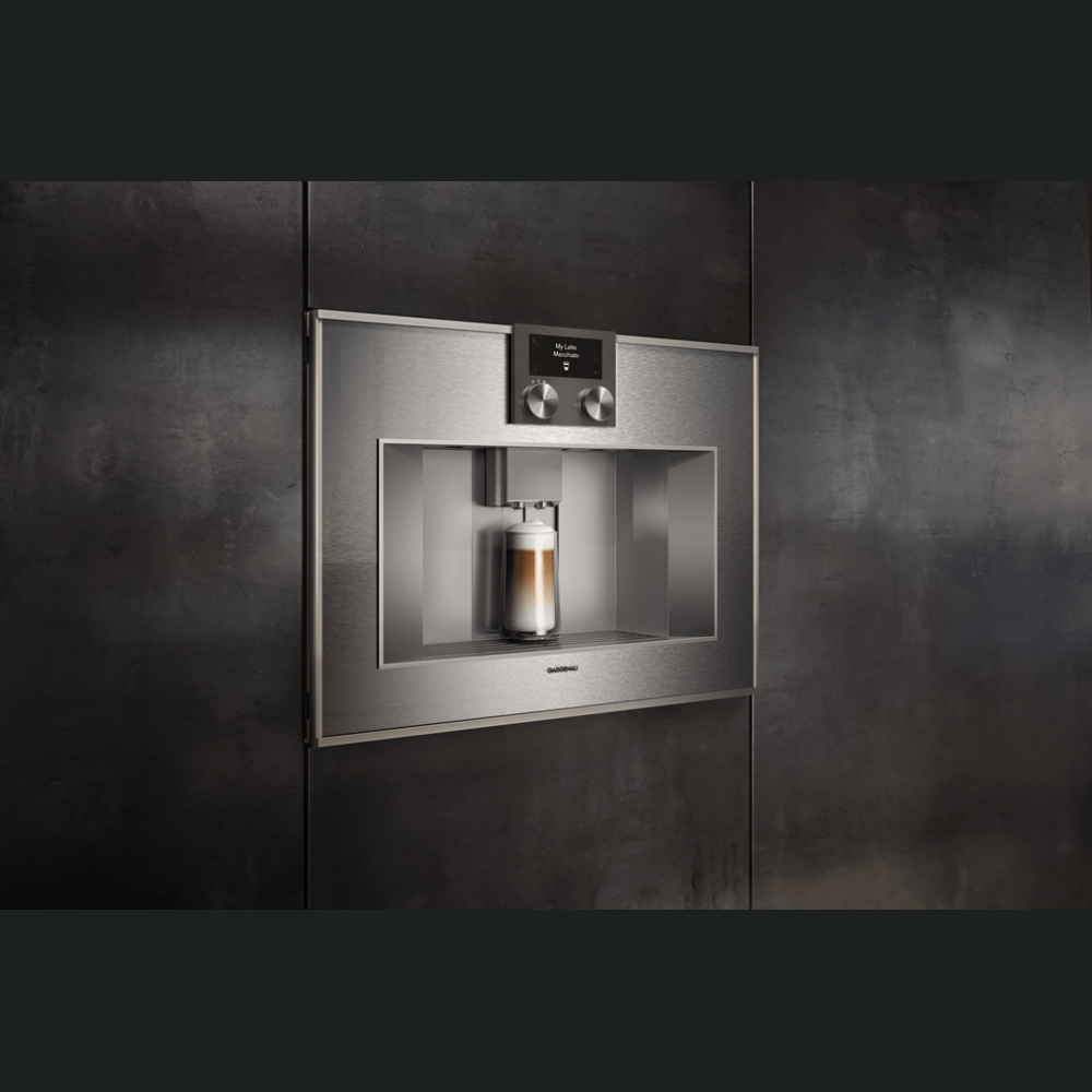 Espressor incorporabil Gaggenau CM450112,seria 400, Stainless steel