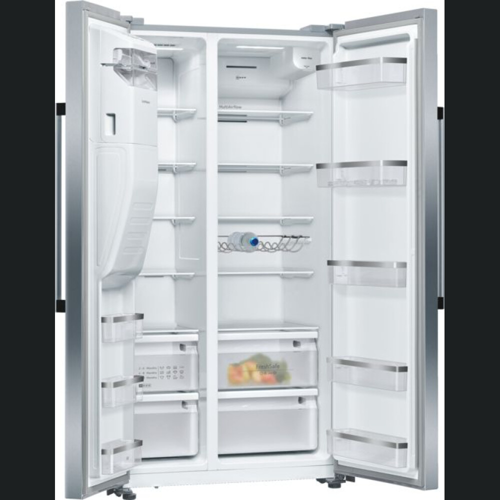 Side by side Neff KA3923IE0, dozator gheață, NoFrost, 562 l, Inox, E