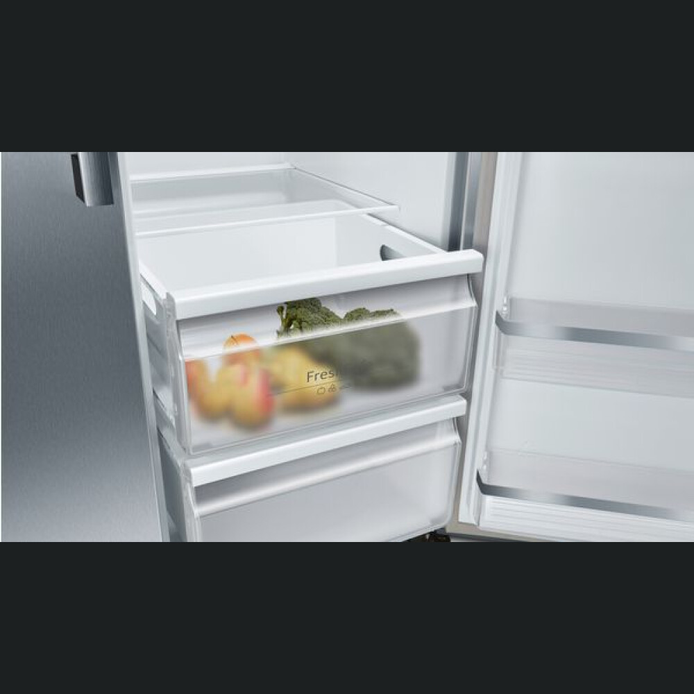 Side by side Neff KA3923IE0, dozator gheață, NoFrost, 562 l, Inox, E