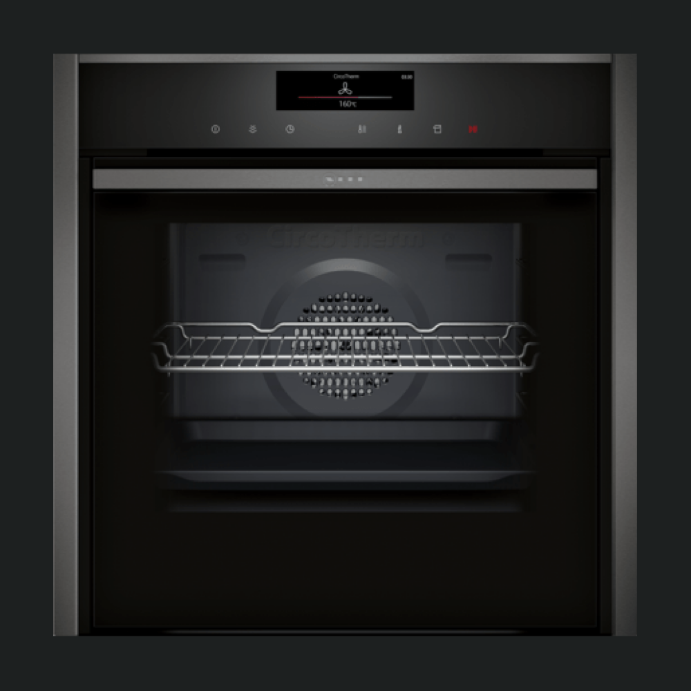 Produs expus showroom - Cuptor incorporabil Neff B48FT68G0, cu functie de abur, Graphite-Grey, 71 l, A+