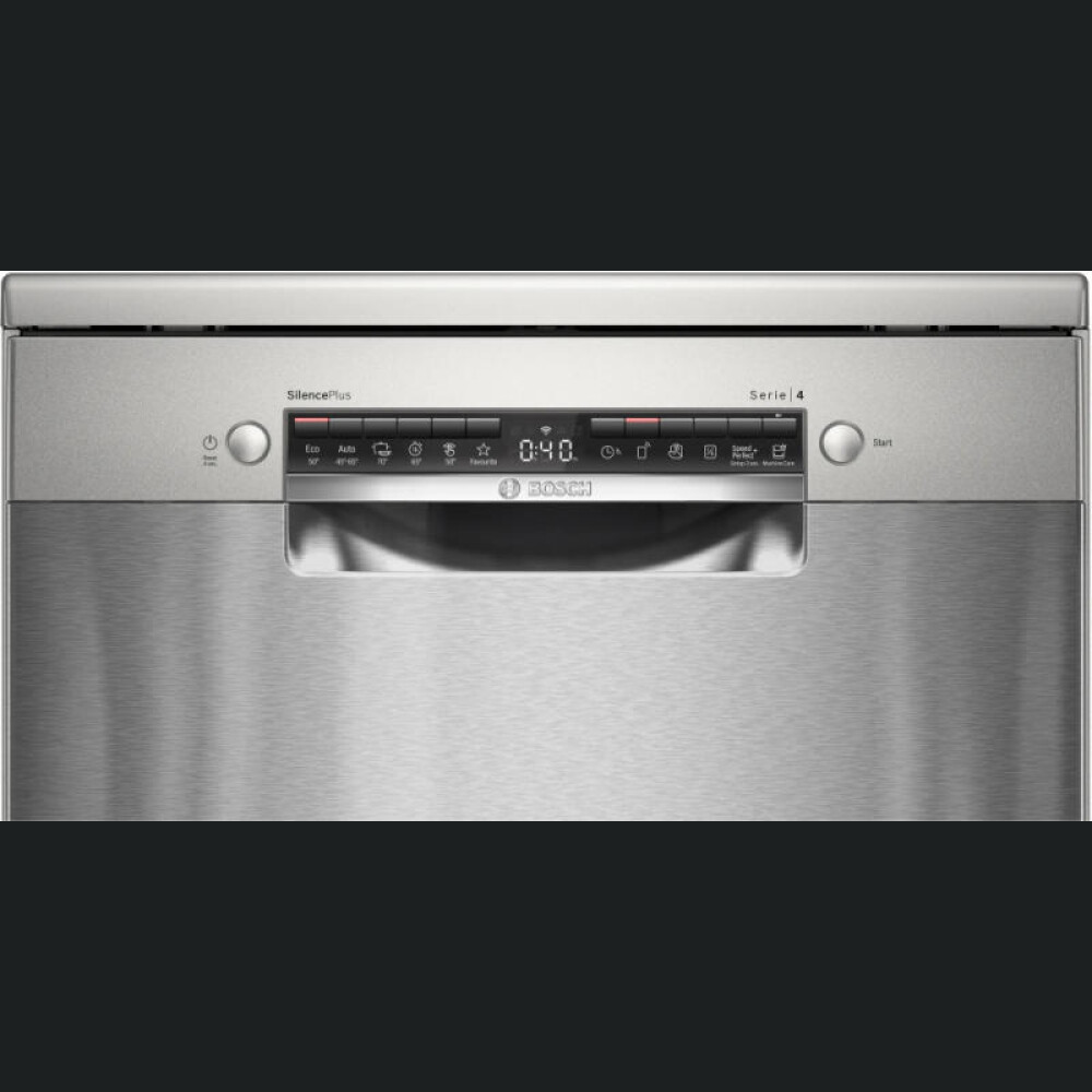 Masina de spalat vase independenta BOSCH SMS4EMI06E, 14 seturi, 6 programe, 60 cm, Clasa B, inox