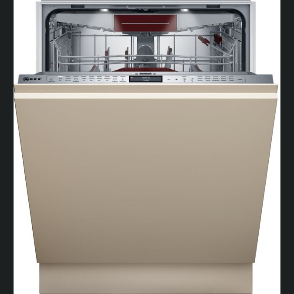 Mașina de spălat vase complet încorporabilă Neff S189YCX02E, Door Open Assist, 14 seturi, 60 cm, B