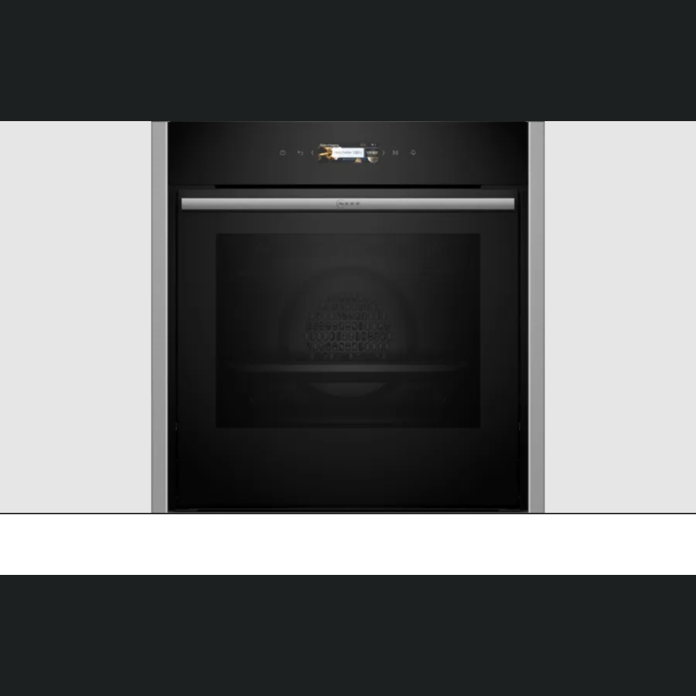 Cuptor multifuncțional, încorporabil Neff B54CR31N0, Afisat TFT touchcontrol, sistem deschidere Slide & Hide, Soft Open