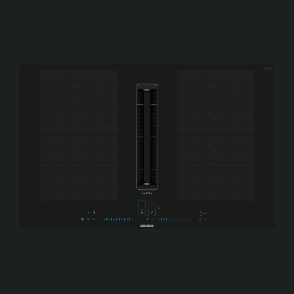 Plita cu inducție cu sistem de ventilație integrat Siemens EX807NX68E , 80 cm 