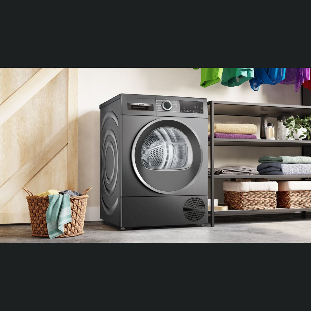 Uscător de rufe Bosch WQG235DREU, cu condensare și pompă de căldură 8 kg