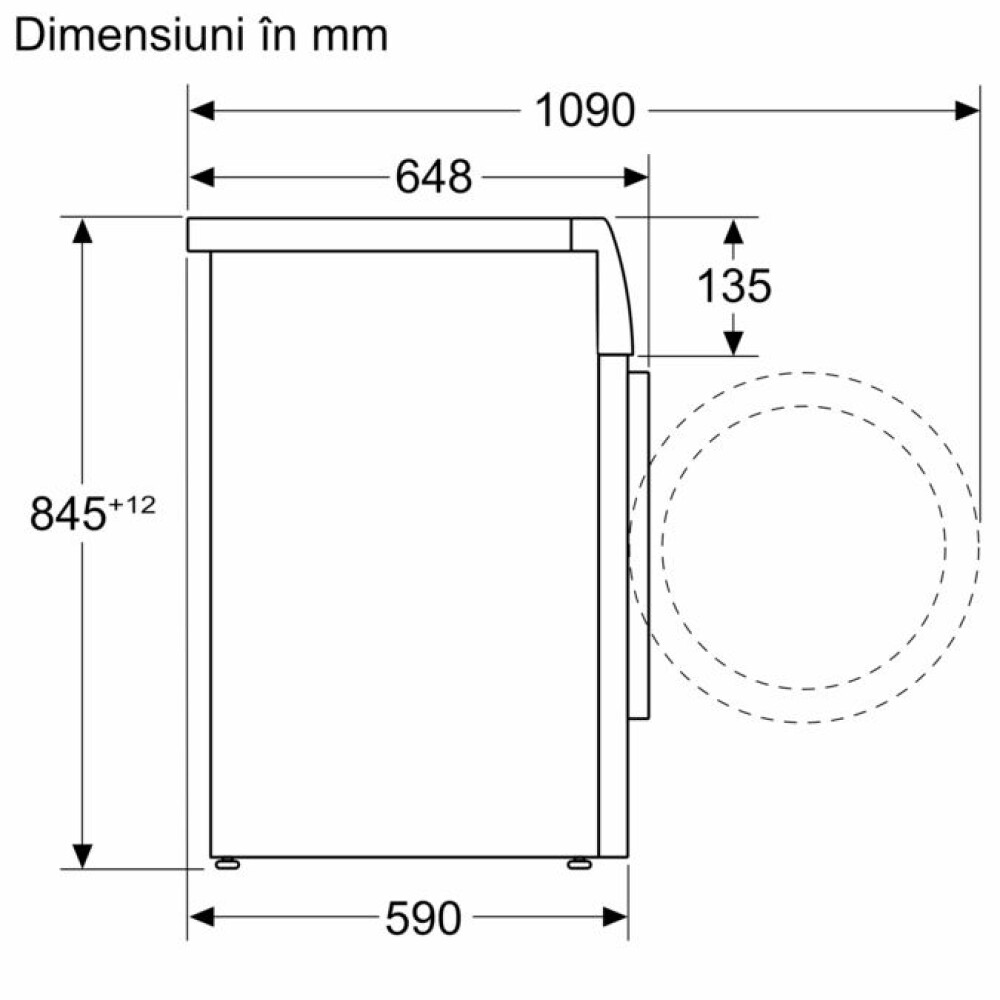 Mașina de spălat rufe Bosch WGB24410BY, cu încarcare frontală, 9 kg,1400 rpm