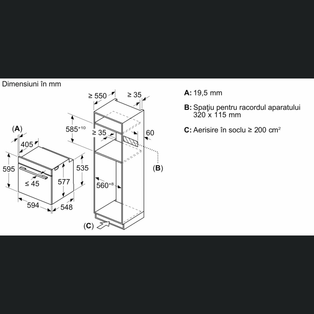 Cuptor multifuncțional cu opțiune de microunde încorporabil Bosch, autocuratare pirolitica+sistem hidrolitic, 67 l