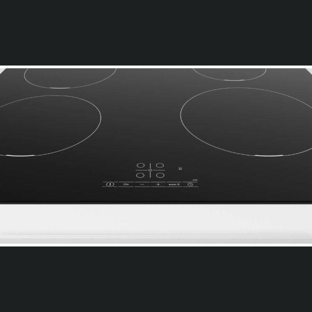 Plita incorporabila cu inductie Bosch PUE611BB5E, 4600W, 4 zone, 17 trepte, TouchSelect, ReStart, Inductie, Negru