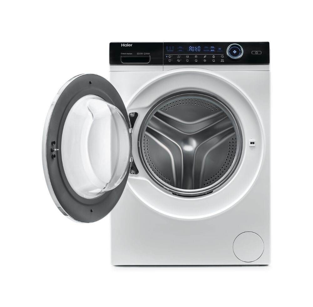 Masina de spalt rufe Haier HW90-B14979-S, I-Pro Seria 7 Neincorporabil, 9 Kg, 1400 RPM, Motor Direct Motion, Clasa A, Alb, 14 programe, L x A x I (cm) 60x55x85