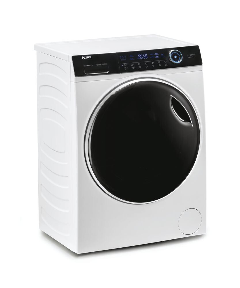 Masina de spalt rufe Haier HW90-B14979-S, I-Pro Seria 7 Neincorporabil, 10 Kg, 1400 RPM, Motor Direct Motion, Clasa A, Alb, 14 programe, L x A x I (cm) 60x55x85