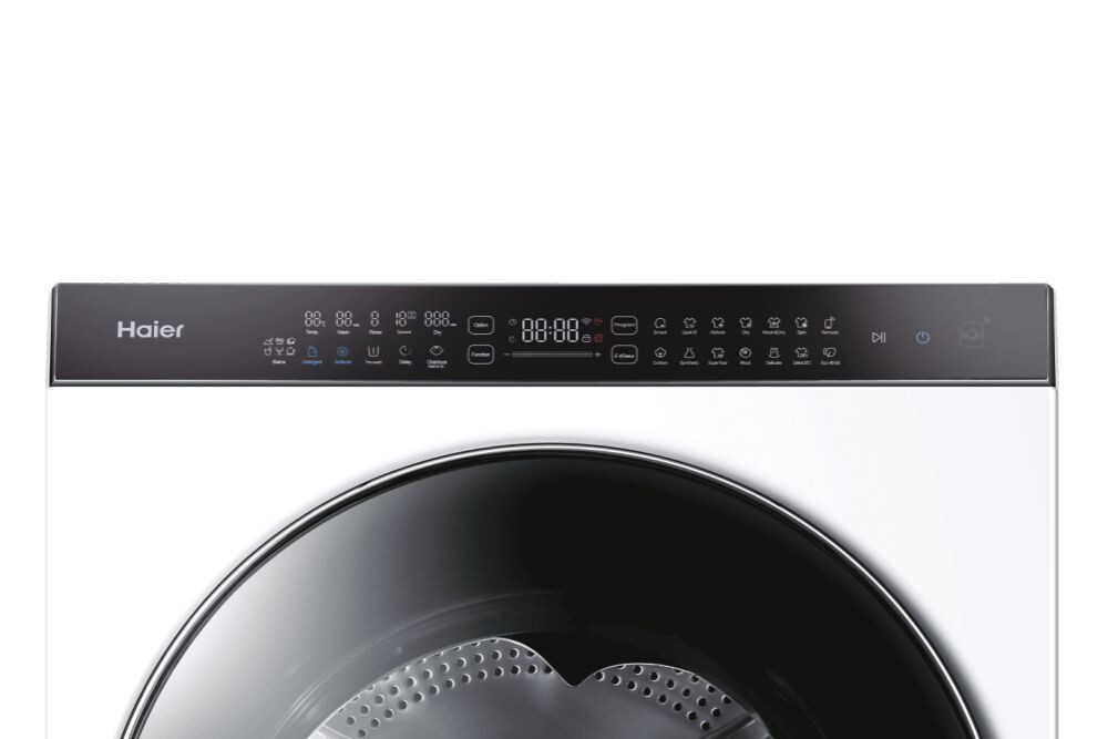 Masina de spalat rufe cu uscator Haier HWD100-BD1499U1N,Independent, 10 / 6 Kg, 1400 RPM, Motor Direct Motion, Clasa de ciclu combinat D, Alb, L x A x I (cm)70x55x99