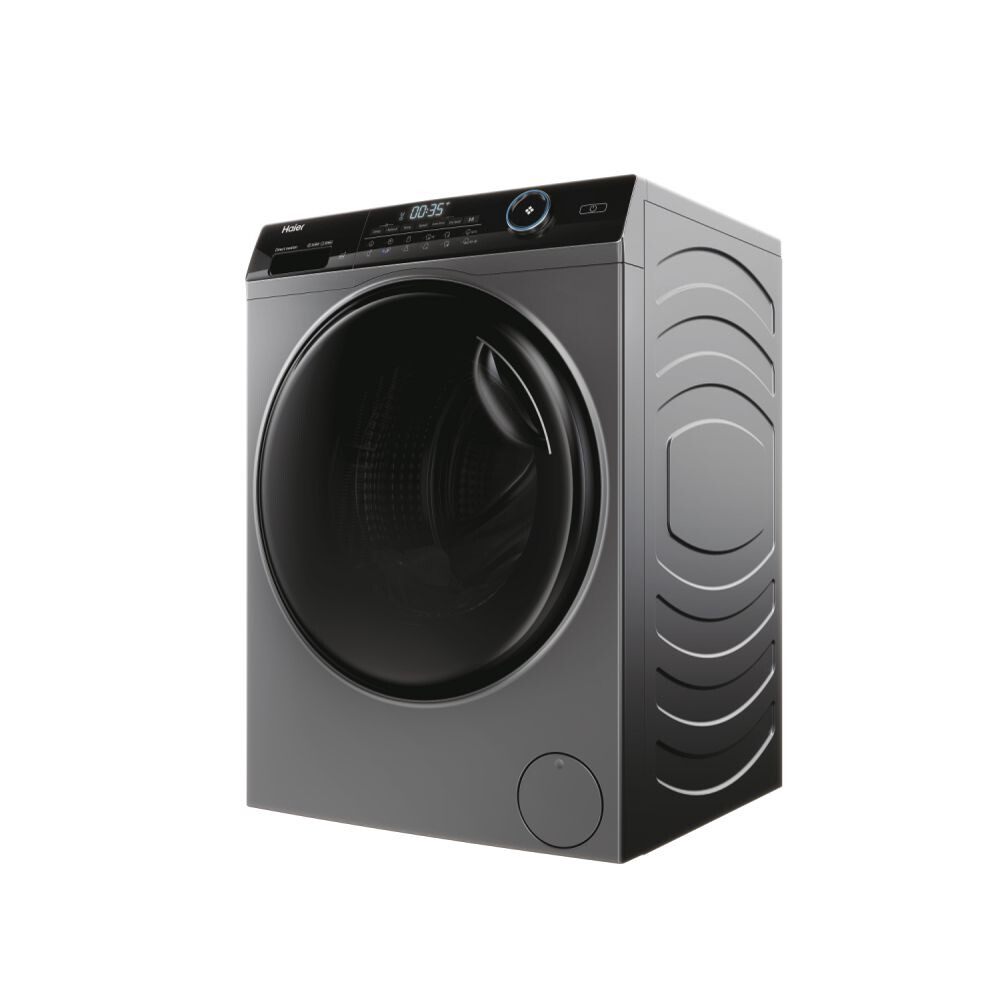 Masina de spalat rufe cu uscator Haier HWD80-B14959S8U1S, I-Pro Seria 5 Independent, 8 / 5 Kg, 1400 RPM, Motor Direct Motion, Clasa de ciclu combinat D, Anthracite, L x A x I (cm) 60x46