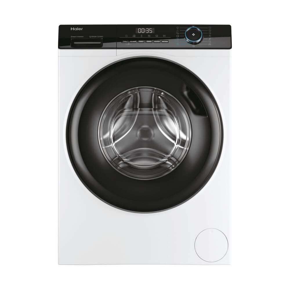 Masina de spalat rufe Haier HW80-B14939-S, I-Pro Series 3 Neincorporabil, 8 Kg, 1400 RPM, Motor Direct Motion, Clasa A, Alb, 15 programe, L x A x I (cm) 60x62x85