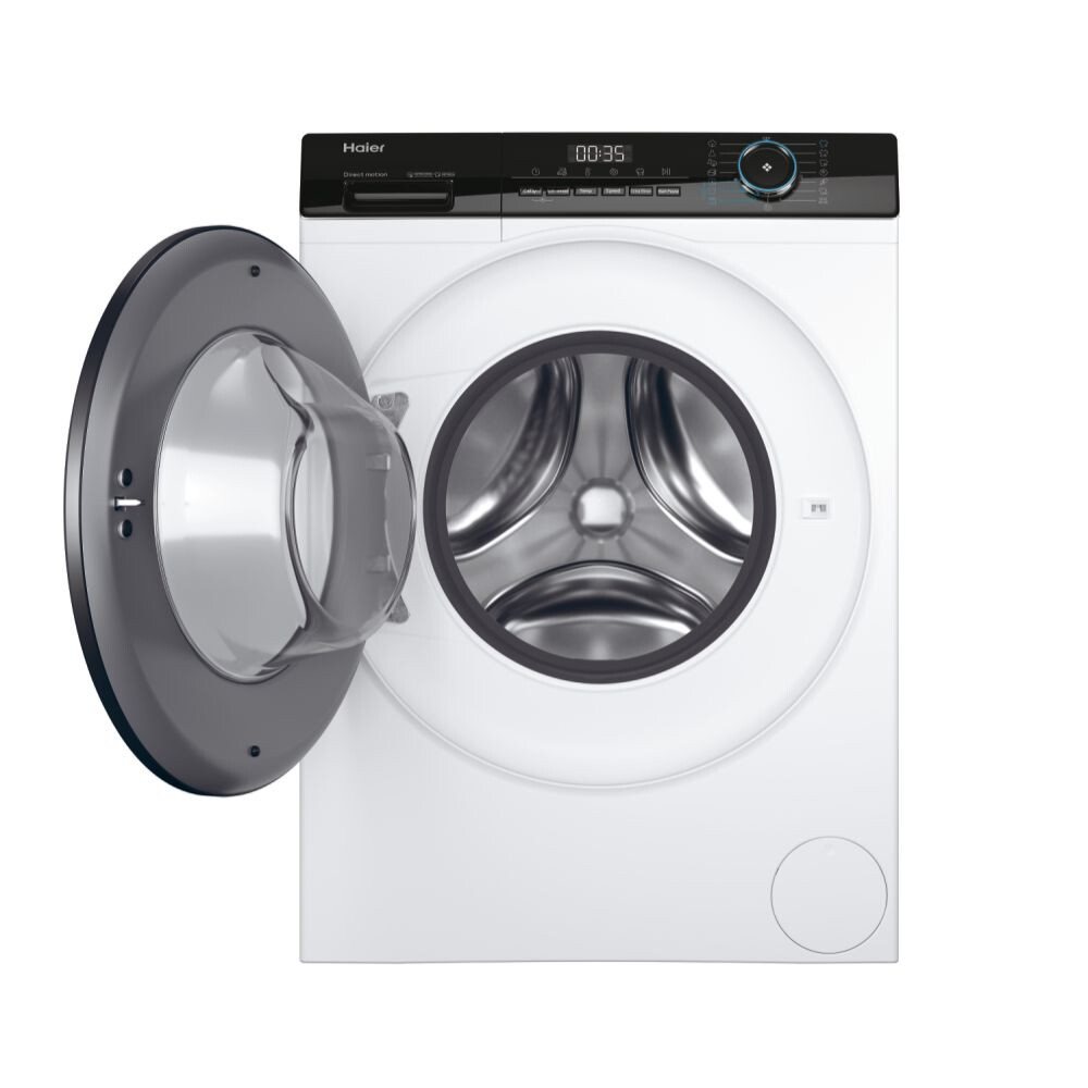 Masina de spalat rufe Haier HW80-B14939-S, I-Pro Series 3 Neincorporabil, 8 Kg, 1400 RPM, Motor Direct Motion, Clasa A, Alb, 15 programe, L x A x I (cm) 60x56x85