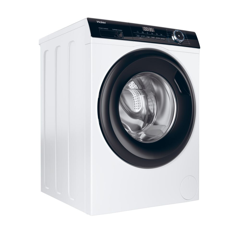 Masina de spalat rufe Haier HW80-B14939-S, I-Pro Series 3 Neincorporabil, 8 Kg, 1400 RPM, Motor Direct Motion, Clasa A, Alb, 15 programe, L x A x I (cm) 60x56x85