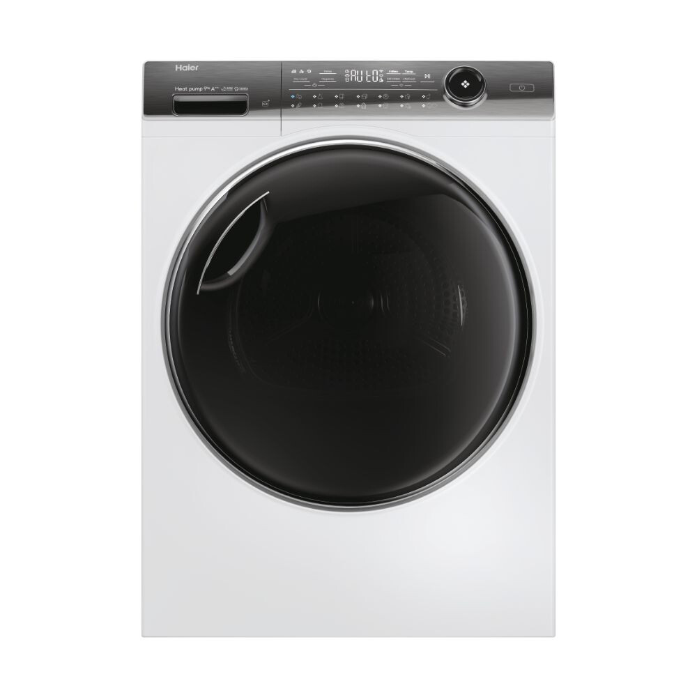 Uscator de rufe Haier HD90-A3Q979U1-S, Haier I-Pro Series 7 Plus Independent, 9 Kg, Heat Pump Inverter, Clasa A+++, Alb