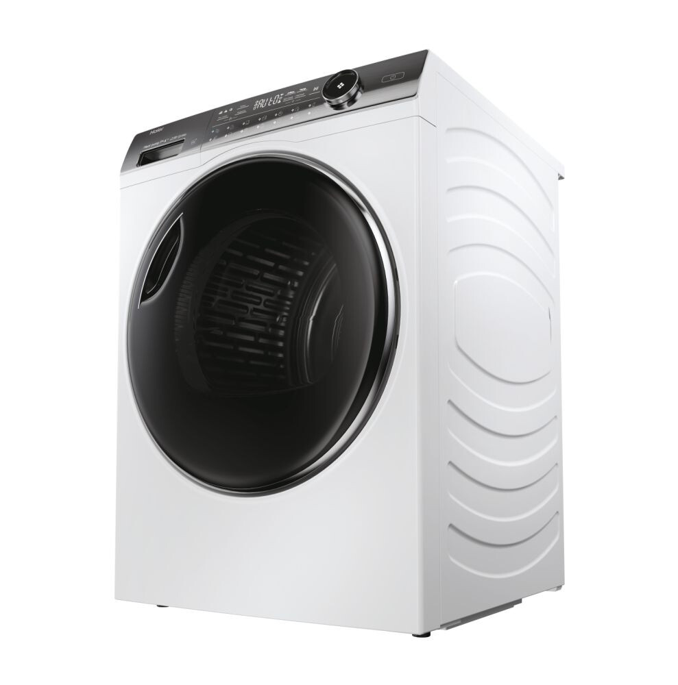 Uscator de rufe Haier HD90-A3Q979U1-S, Haier I-Pro Series 7 Plus Independent, 9 Kg, Heat Pump Inverter, Clasa A+++, Alb