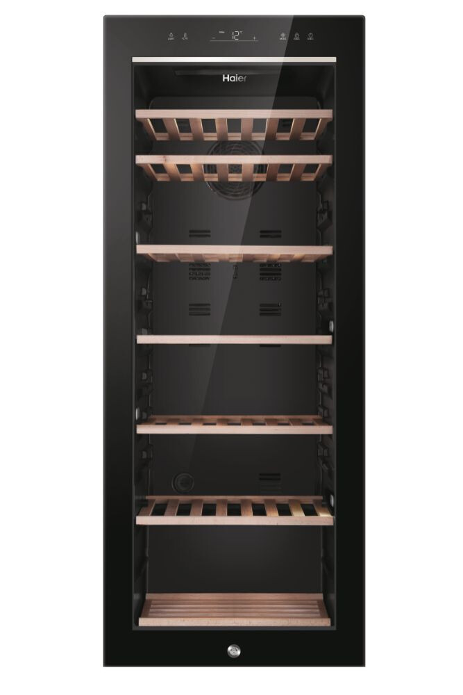 Racitoare de vinuri Wine Bank 50 Seria 5 Freestanding, 1 zone, 84 sticle, Iluminare LED, Clasa G, L x A x I (mm) 497x585x1270