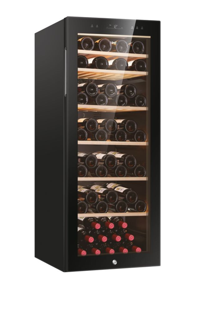 Racitoare de vinuri Wine Bank 50 Seria 5 Freestanding, 1 zone, 84 sticle, Iluminare LED, Clasa G, L x A x I (mm) 497x585x1270