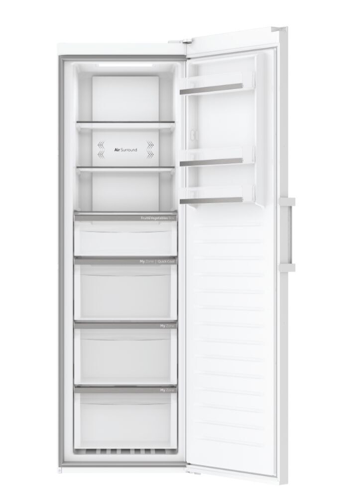 Frigider cu 1 usa Haier H3R-330WNA 1D 60 Seria 7 Freestanding, No Frost, Nu, Iluminare Standard, Clasa A, Alb, L x A x I (mm) 595x675x1910