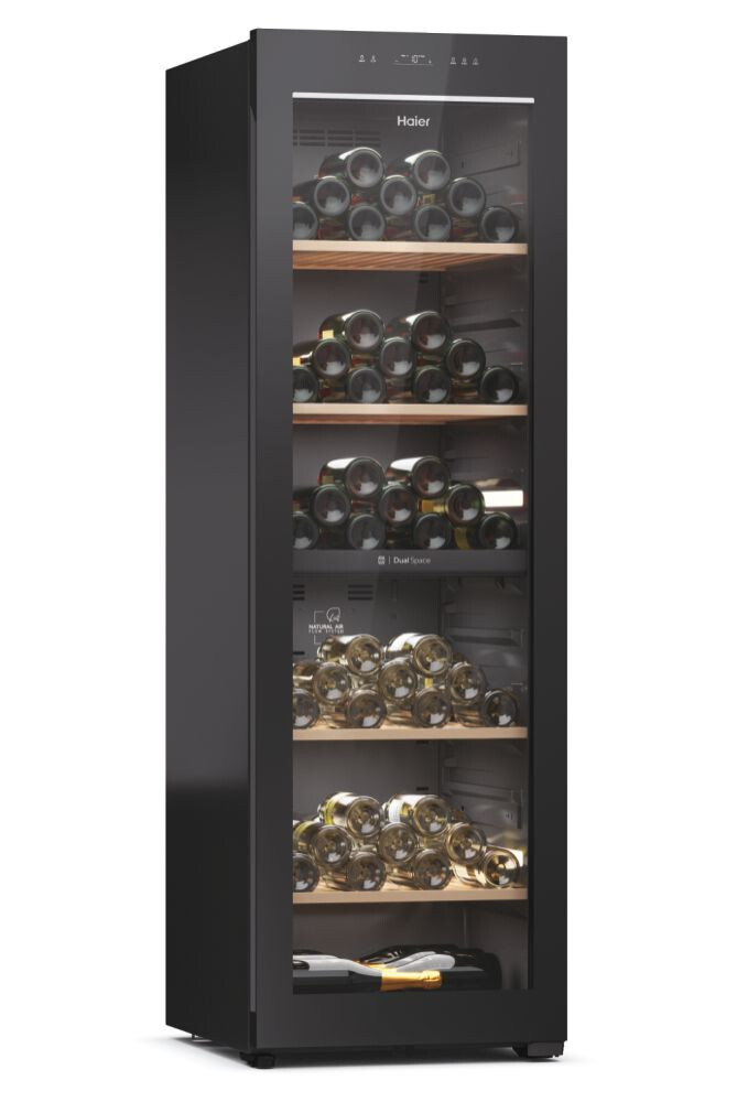 Racitoare de vinuri Wine Bank 60 Seria 7, Freestanding, 2 zone, 236 sticle, Iluminare LED, Clasa G, L x A x I (mm) 597x714x1900