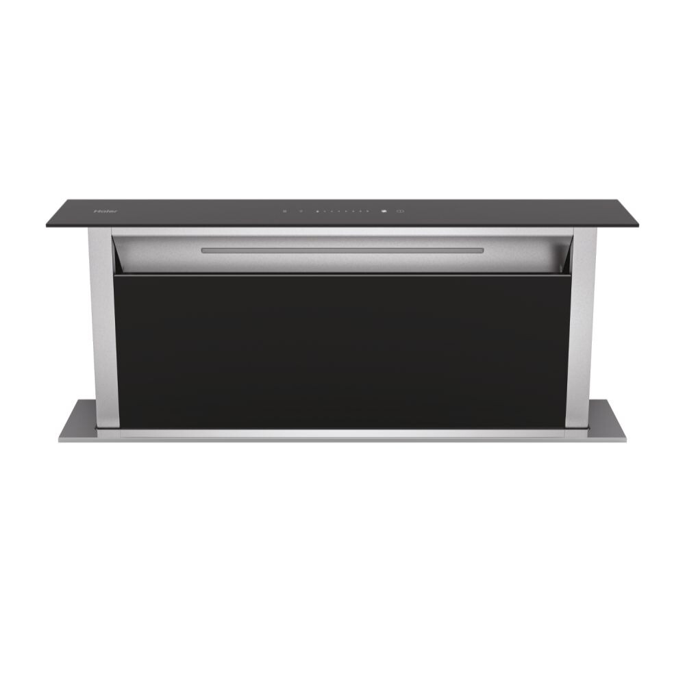 Hota downdraft Haier HADD9SS6B, Touch control, Clasă B, Negru, 880x115x1053