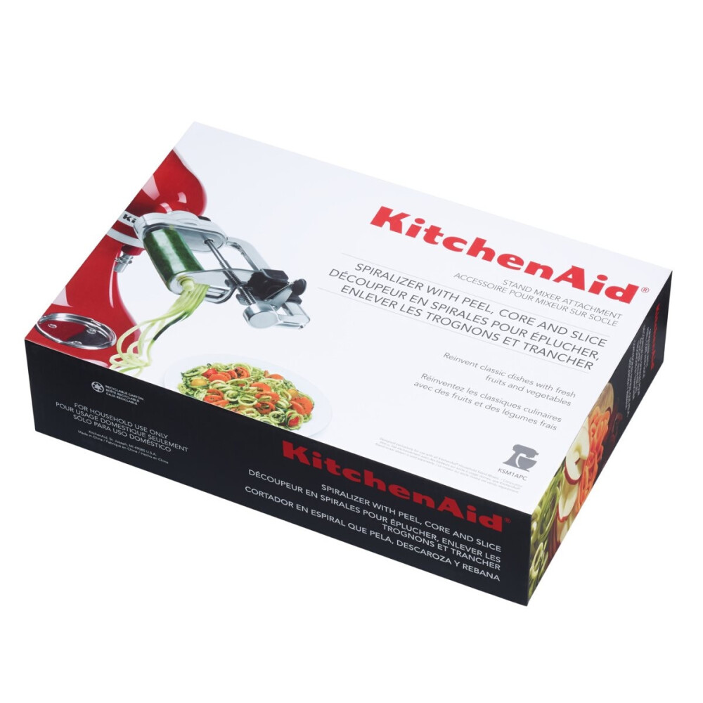 Accesoriu taiere spiralata cu 4 lame, KitchenAid, 5KSM1APC