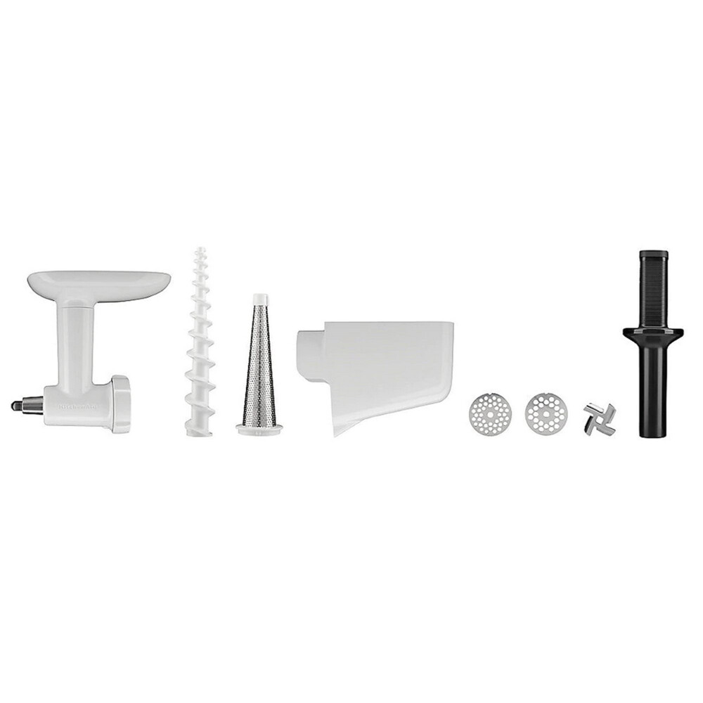 Set accesoriu pentru tocat carne + accesoriu pasat si piureuri KitchenAid, 5KSMFVSFGA