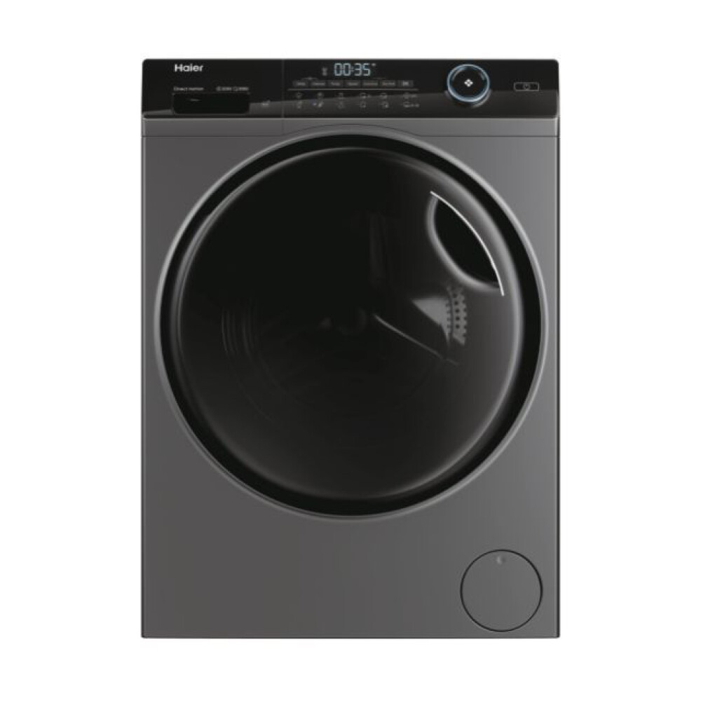 Masina de spalat rufe cu uscator Slim Haier HWD80-B14959S8U1S, 8 kg spalare, 5 kg uscare, 1400 rpm, Clasa A, Motor Direct Motion, Wi-Fi, iRefresh, ABT, Pillow Drum, Dual Spray, Antracit