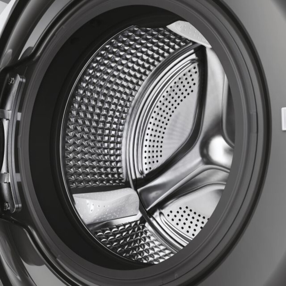 Masina de spalat rufe cu uscator Slim Haier HWD80-B14959S8U1S, 8 kg spalare, 5 kg uscare, 1400 rpm, Clasa A, Motor Direct Motion, Wi-Fi, iRefresh, ABT, Pillow Drum, Dual Spray, Antracit