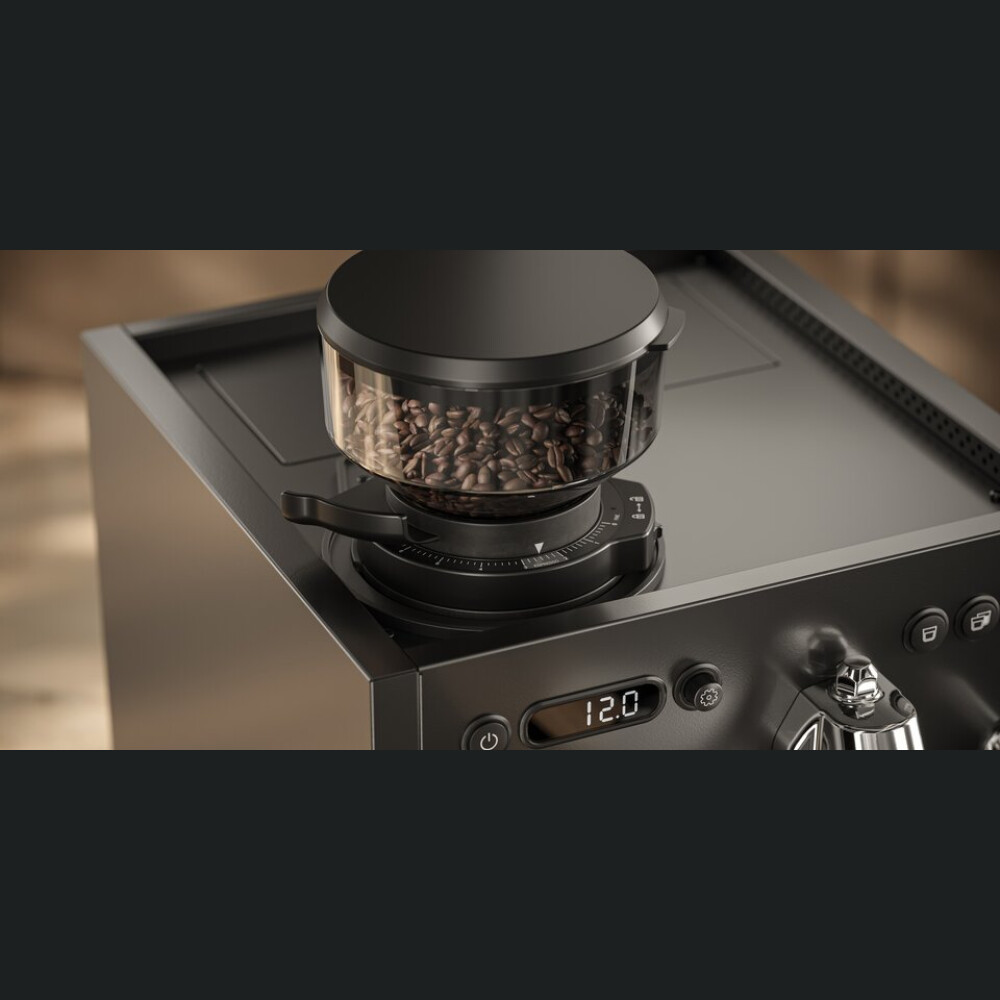 Espressor Premium Aura Pure Loewe - Cafea Pură la Tine Acasă cu Râșniță din Oțel, 15 Bari și Control al Temperaturii