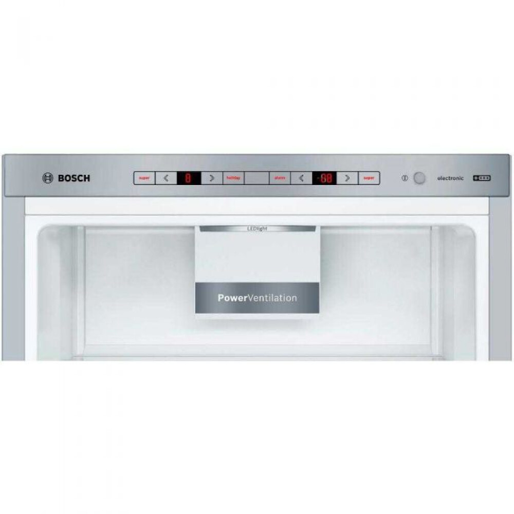 Combina frigorifica BOSCH KGE39ALCA, Low Frost, 343 l, 201 cm, Clasa C, argintiu