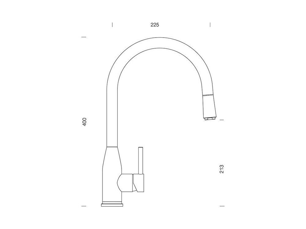 Set chiuveta bucatarie Schock Tia D-100LS 780 x 500 mm Cristadur Puro, negru intens cu baterie bucatarie Schock Kavus cu cap extractibil si parti vizibile White Gold