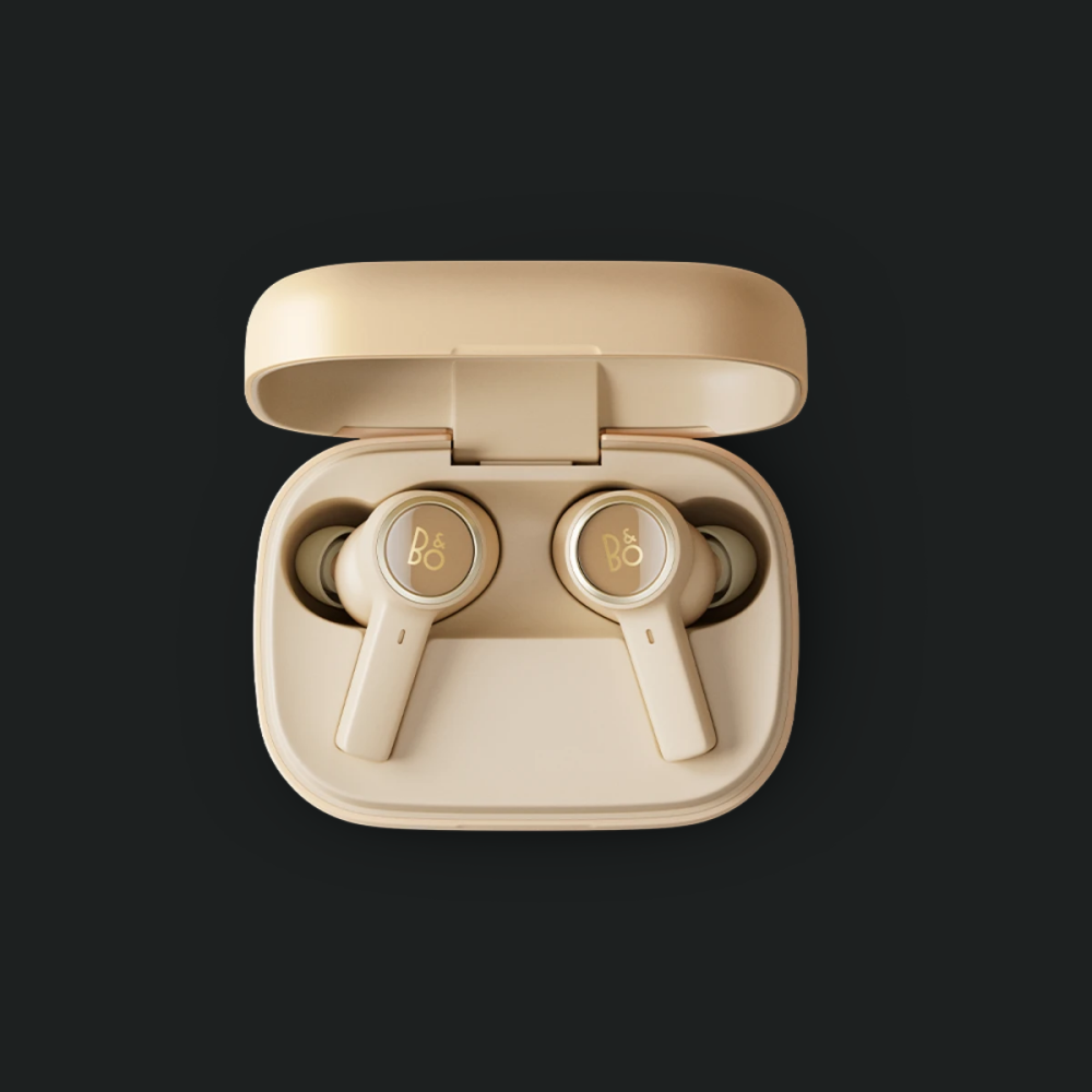 Casti wireless In-Ear Bang & Olufsen Beoplay EX, funcție Adaptive Noise Cancelling, Gold Tone