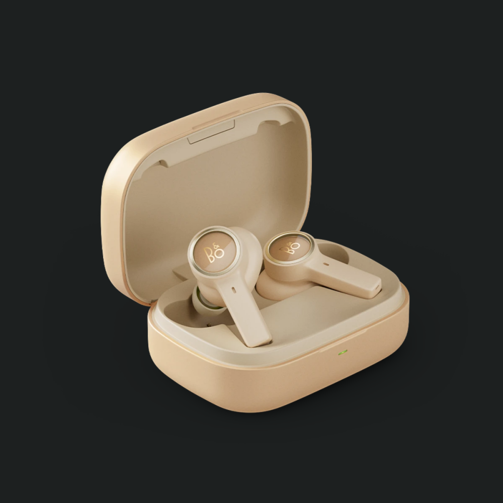 Casti wireless In-Ear Bang & Olufsen Beoplay EX, funcție Adaptive Noise Cancelling, Gold Tone