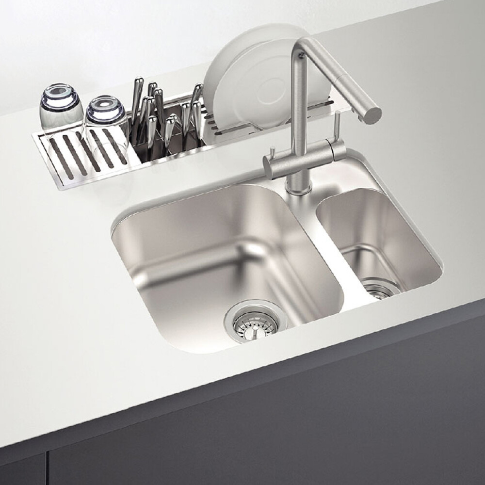 Chiuveta ingusta scurgere multifunctionala tip rigola / canal / jgheab drenare CookingAid Channel sink 63cm cu 3 accesorii incluse