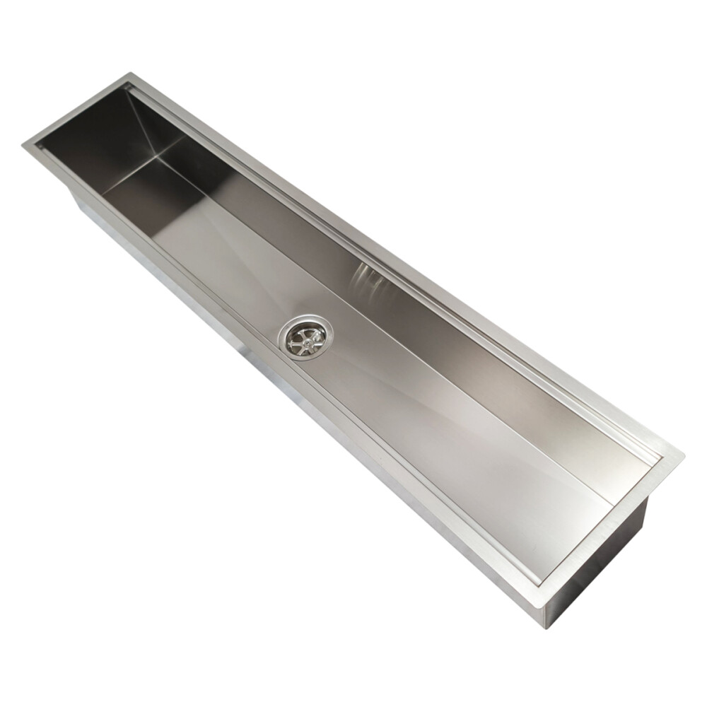 Chiuveta ingusta scurgere multifunctionala tip rigola / canal / jgheab drenare CookingAid Channel sink 93cm cu 4 accesorii incluse
