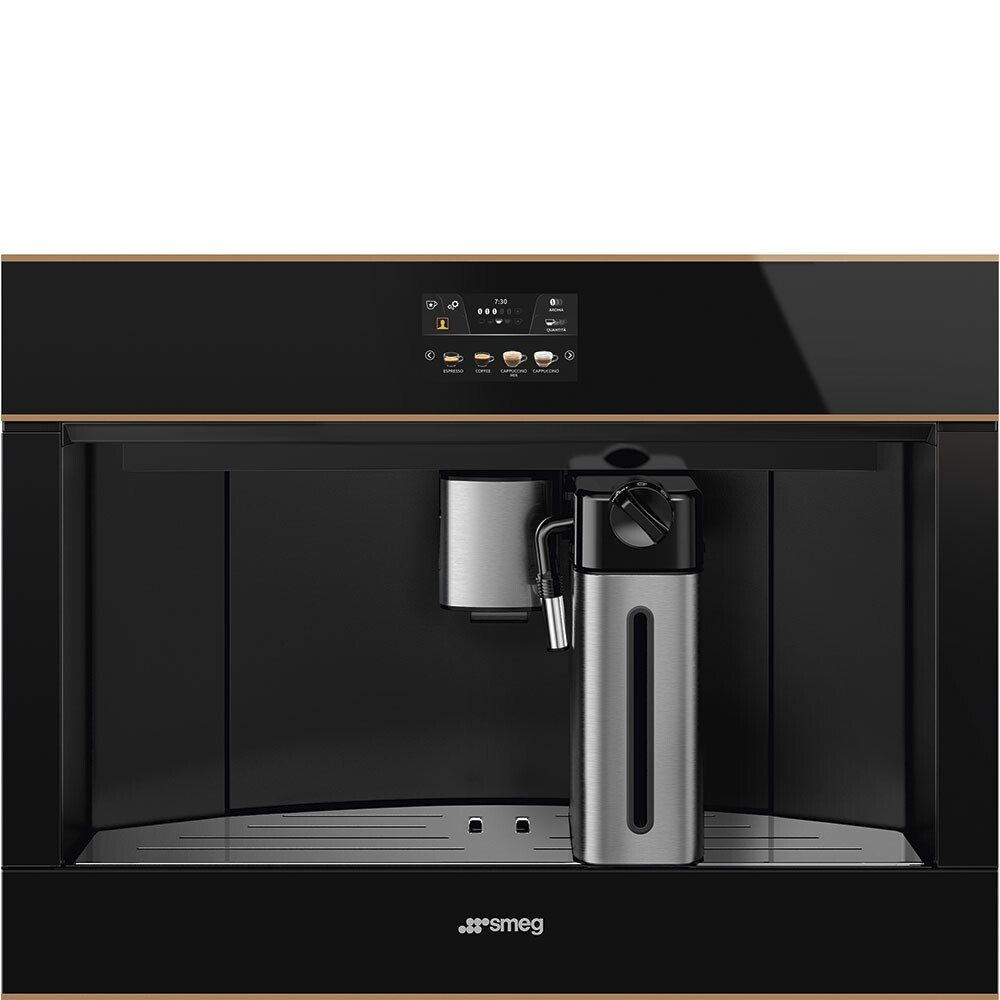 Espressor automat incorporabil SMEG Dolce Stil Novo Aesthetic, CMS4604NR , 45 cm