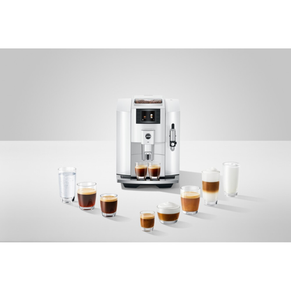 Espressor automat Jura E8 Professional Aroma - Piano White