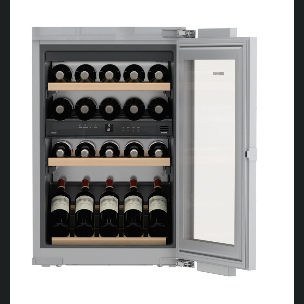 Vitrina de vin incorporabila Liebherr Premium EWTdf 1653, 30 sticle, 97 l, G