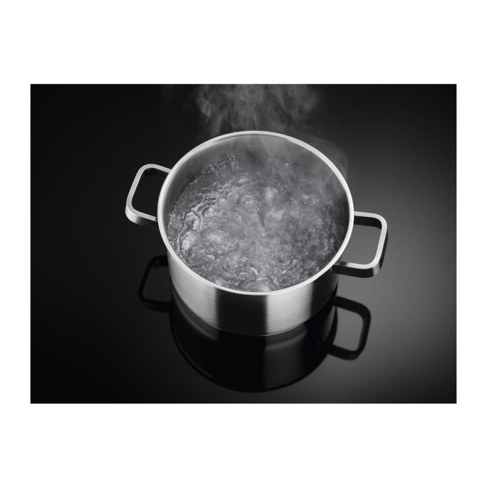 Plita incorporabila Electrolux EIV63440BW, Inductie, 4 Arzatoare, Bridge, Control touch, 60 cm, Alb