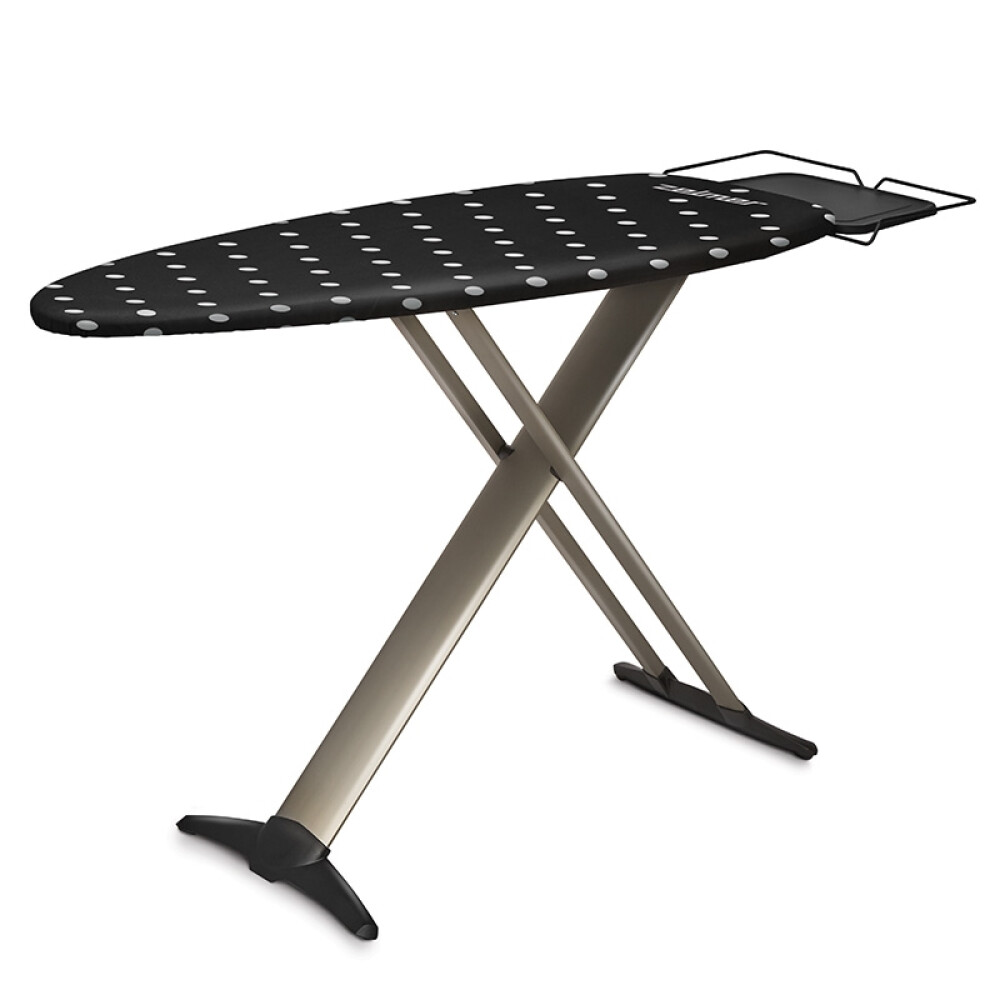 Masa de calcat Zelmer ZIB0003, husa 100 % bumbac, accesoriu pentru calcat maneci,130x47 cm, Negru