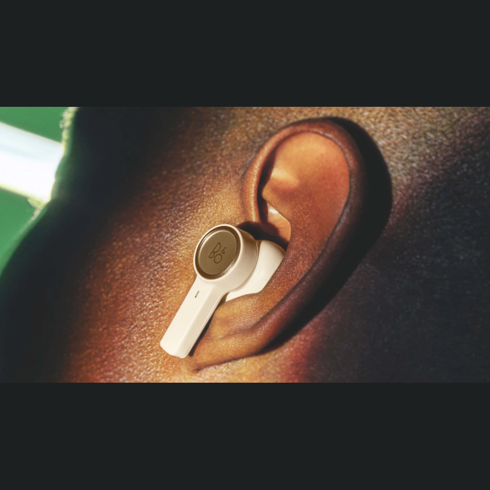 Casti wireless In-Ear Bang & Olufsen Beoplay EX, funcție Adaptive Noise Cancelling, Gold Tone