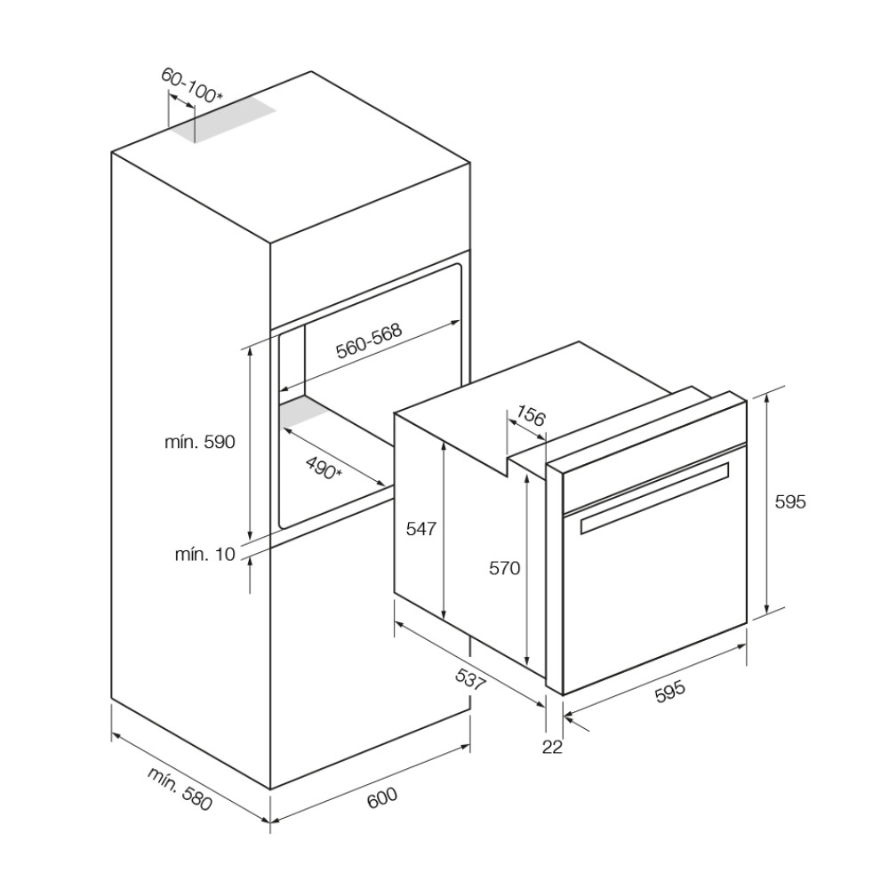 Cuptor electric multifunctional Pando PHB-961 , 70l , A+