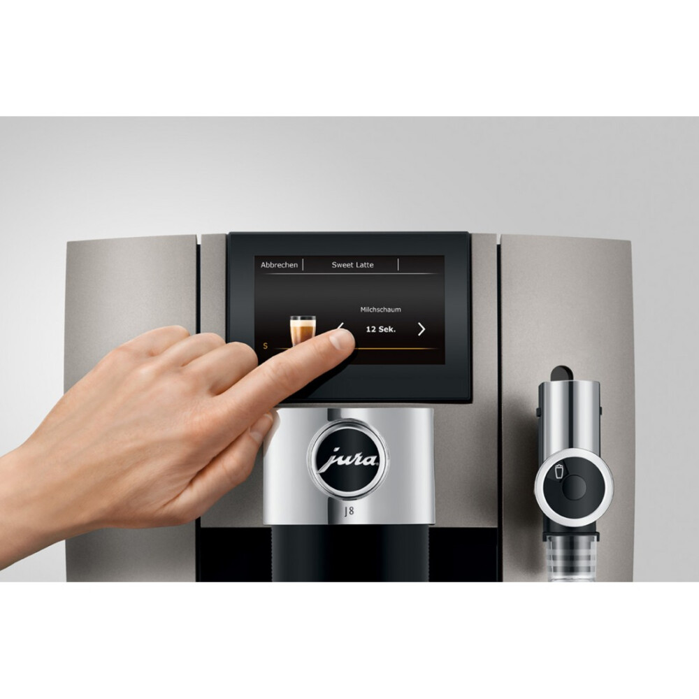 Espressor automat JURA J8, Wi-Fi, Midnight Silver