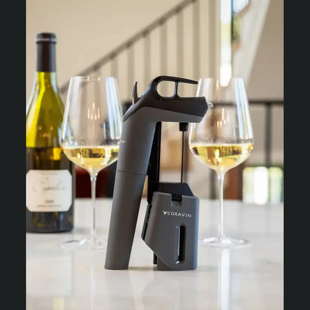 Sistem conservare vin Coravin Timeless Three SL, Gri