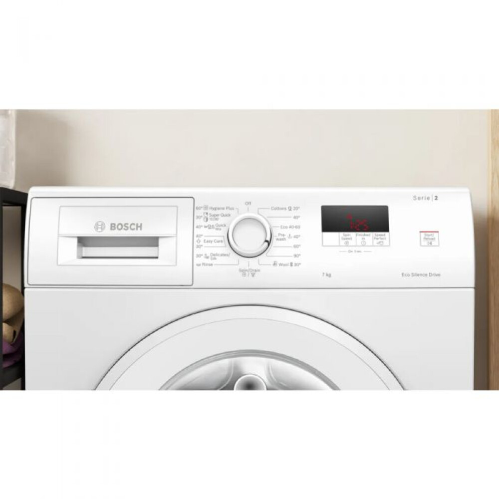 Masina de spalat rufe frontala BOSCH WGE02400BY, 7 kg, 1400rpm, Clasa A, alb