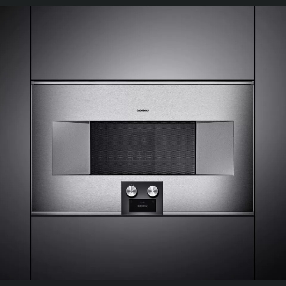 Cuptor combi cu microunde Gaggenau, seria 400, 76 x 45 cm, inox, BM485110